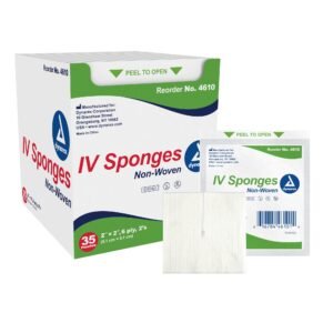 I.V. Sponge Dynarex® 2 X 2 Inch 6-Ply Sterile 2 per Pack